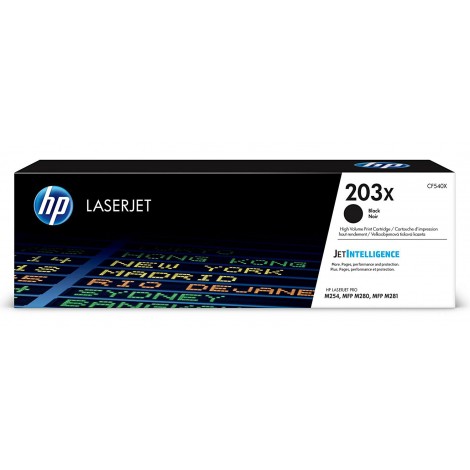 HP CF540X Toner nero per COLOR LASERJET PRO M 254 (3.200pg) 1pz - C92H33501