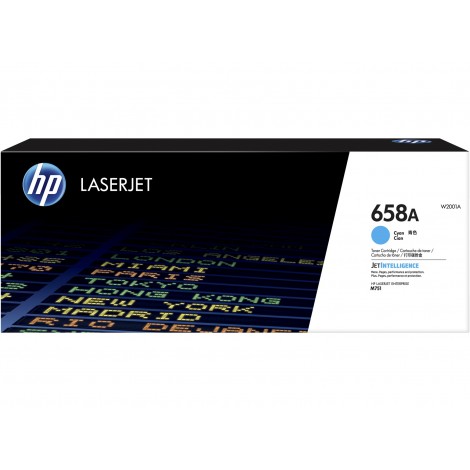 HP W2001A Toner ciano per COLOR LASERJET ENTERPRISE M751DN (6.000pg) 1pz - C92H33523