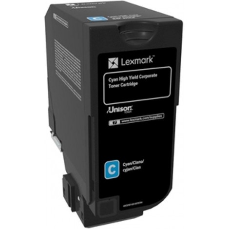 Lexmark 84C2HCE Toner CORPORATE ciano per CX 725DE (16.000pg) 1pz - C92L32972