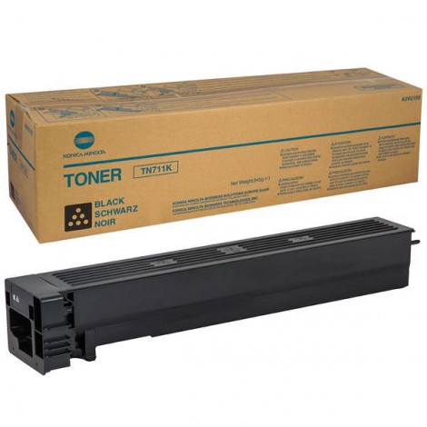 Konica-Minolta TN711K toner nero per BIZHUB C 654 (47.200pg) 1pz - A3VU150 - C92M33271