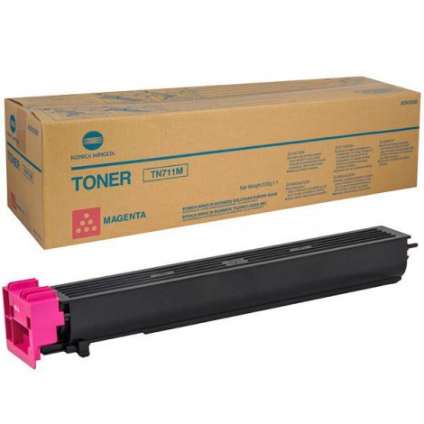 Konica-Minolta TN711M toner magenta per BIZHUB C 654 (31.500pg) 1pz - A3VU350 - C92M33272