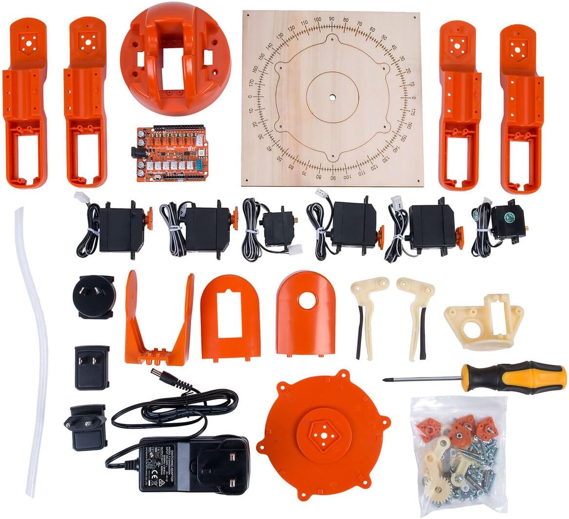 Arduino Tinkerkit Braccio Robot - Kit completo per assemblare e programmare un braccio robotico - C92ARTINK - immagine 4