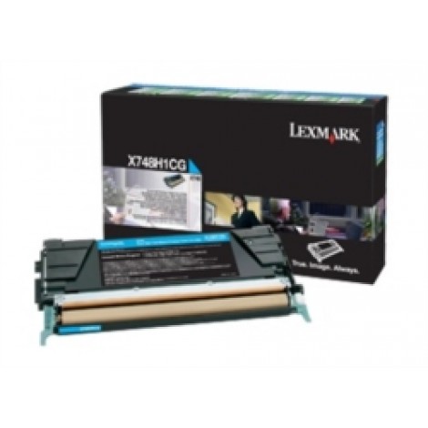 Lexmark X748H1CG Toner RETURN ciano per X 748 (10.000pg) 1pz - C92L32434