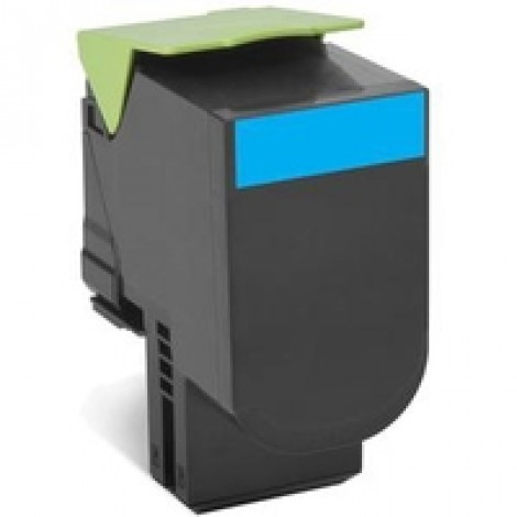 Lexmark 80C2XC0 Toner RETURN ciano per CX 510DE (4.000pg) 1pz - C92L32792