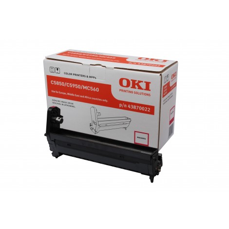 Oki 43870022 Drum magenta per C 5850 (20.000pg) 1pz - C92O32726