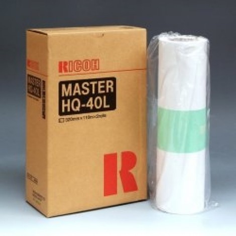 Ricoh Type HQ40L rotoli matrice per PRIPORT JP 4500 (2x200 matrici) 1Conf. - 893196 - C92R70300