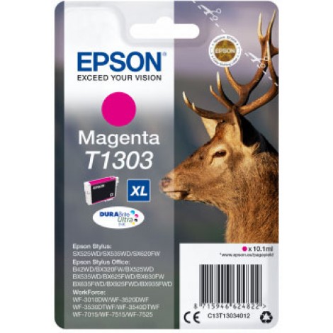 Epson T1303 Cartuccia inchiostro magenta per STYLUS BX325WD (10,1ml) 1pz - C13T13034012 - C92E22172