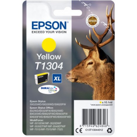 Epson T1304 Cartuccia inchiostro giallo per STYLUS BX325WD (10,1ml) 1pz - C13T13044012 - C92E22173