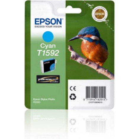 Epson T1592 XL Cartuccia inchiostro ciano per STYLUS PHOTO R 2000 (17ml) 1pz - C13T15924010 - C92E22256