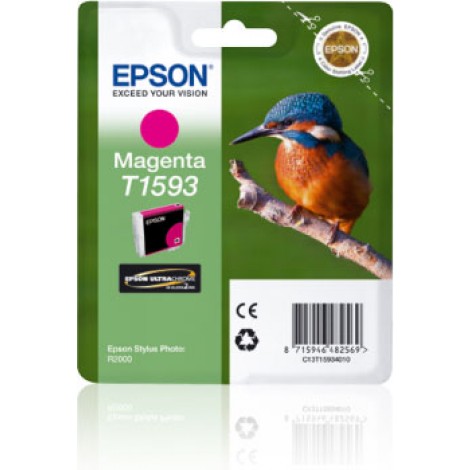 Epson T1593 XL Cartuccia inchiostro magenta per STYLUS PHOTO R 2000 (17ml) 1pz - C13T15934010 - C92E22257
