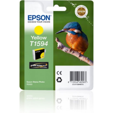 Epson T1594 XL Cartuccia inchiostro giallo per STYLUS PHOTO R 2000 (17ml) 1pz - C13T15944010 - C92E22258