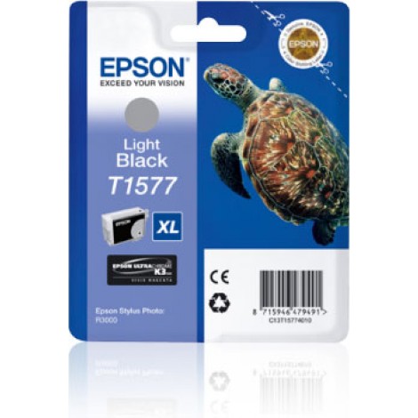 Epson T1577 XL Cartuccia inchiostro nero chiaro per STYLUS PHOTO R 3000 (26ml) 1pz - C13T15774010 - C92E22506