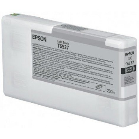 Epson T6537 cartuccia nero chiaro per STYLUS PRO 4900 (200ml) 1pz - C13T653700 - C92E29056