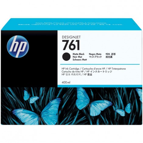 HP N761 Cartuccia inchiostro nero opaco per DESIGNJET T 7100 (400ml) 1pz - CM991A - C92H21312