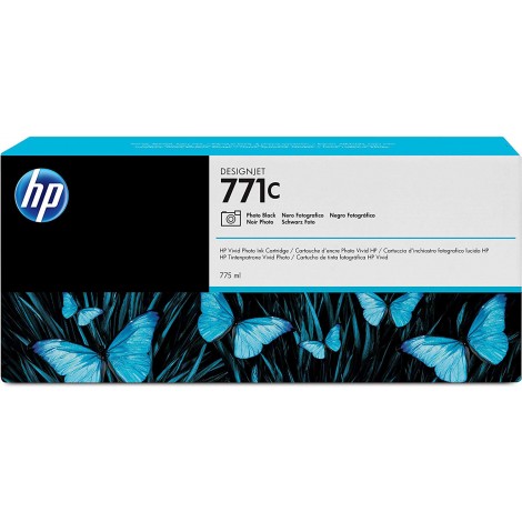 HP N771 Cartuccia inchiostro nero foto per DESIGNJET Z 6200 (775ml) 1pz - B6Y13A - C92H21937