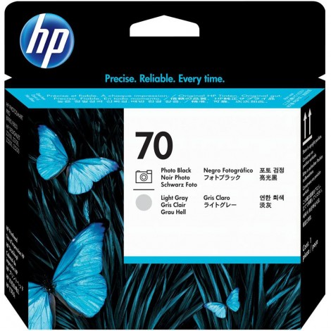 HP N70 Testina di stampa nero foto/grigio chiaro per DESIGNJET Z 3100 (130ml) 1pz - C9407A - C92H22960