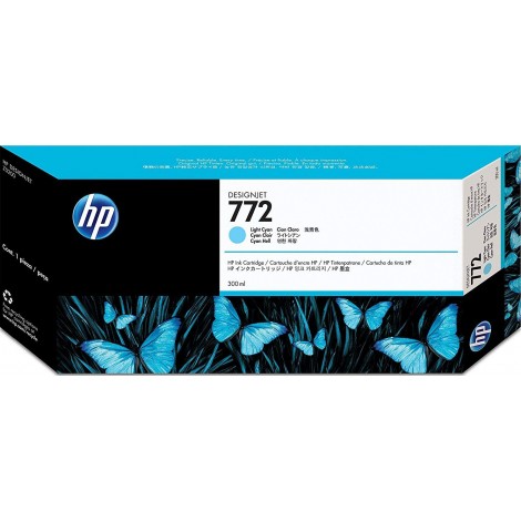 HP N772 Cartuccia inchiostro ciano chiaro per DESIGNJET Z 5200 (300ml) 1pz - CN632A - C92H22987