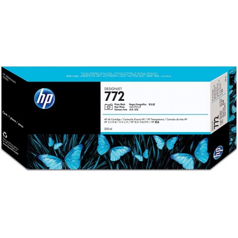 HP N772 Cartuccia inchiostro nero foto per DESIGNJET Z 5200 (300ml) 1pz - CN633A - C92H22988