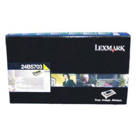 Lexmark 24B5703 Toner RETURN giallo per XS 748DE (10.000pg) 1pz - C92L32461