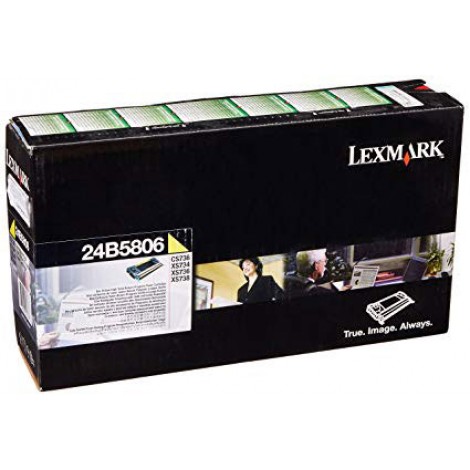 Lexmark 24B5806 Toner RETURN giallo per CS 736DN (10.000pg) 1pz - C92L32464
