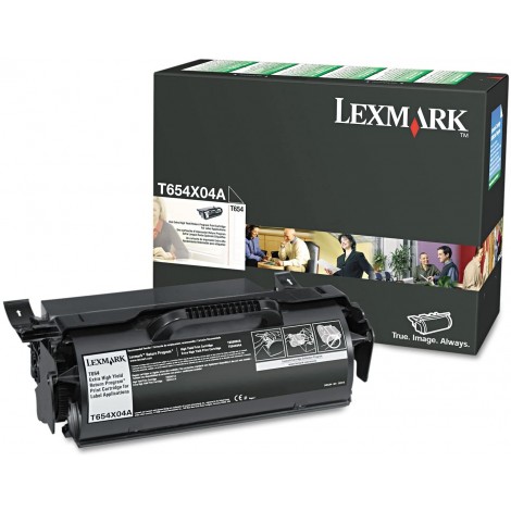 Lexmark T654X04E Toner RETURN nero per etichette per T 654 (36.000pg) 1pz - C92L32651