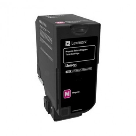 Lexmark 74C2HM0 Toner RETURN magenta per CS 725DE (12.000pg) 1pz - C92L32867