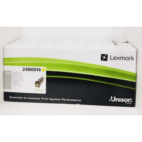 Lexmark 24B6514 Toner giallo per XC 8160DE (50.000pg) 1pz - C92L32892