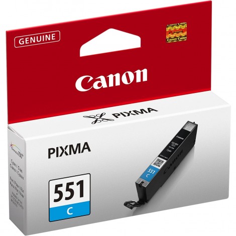 Canon CLI551C cartuccia inchiostro ciano per PIXMA MG 5450 (7ml) 1pz - 6509B001 - C92C22114
