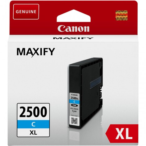 Canon PGI2500XLC cartuccia inchiostro ciano per MAXIFY MB 5050 (19,3ml) 1pz - 9265B001 - C92C22177