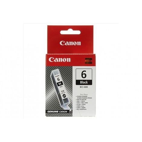 Canon BCI6BK cartuccia inchiostro nero per PIXMA IP 3000 (280pg) 1pz - 4705A002 - C92C22189