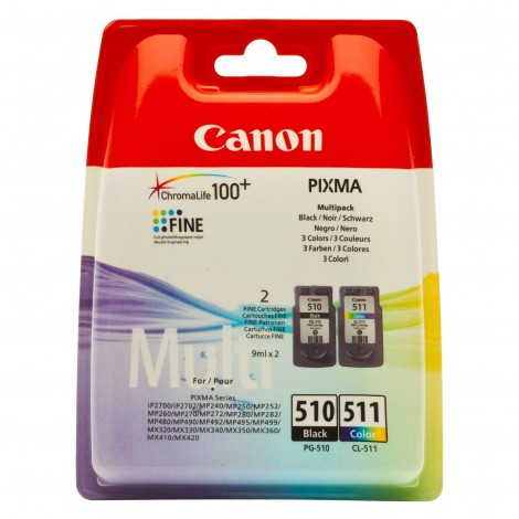 Canon PG510 CL511 cartuccia multipack  per PIXMA MP 240 - 1Conf. - 2970B017