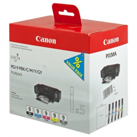 Canon PGI9 Cartuccia inchiostro nero foto, ciano, magenta e giallo per PIXMA PRO 9500 - 1Conf. - 1034B013 - C92C22367