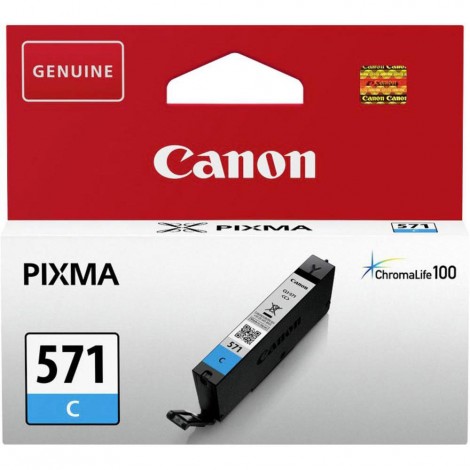 Canon CLI571C cartuccia inchiostro ciano per PIXMA MG 7700 (7ml) 1pz - 0386C001 - C92C22371