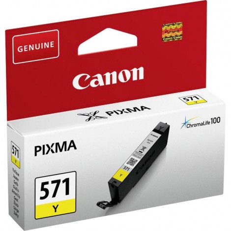 Canon CLI571Y cartuccia inchiostro giallo per PIXMA MG 7700 (7ml) 1pz - 0388C001 - C92C22373