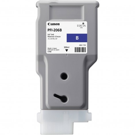 Canon PFI206 serbatoio blu per IMAGEPROGRAF 6400 (300ml) 1pz - 5311B001 -  C92C25159