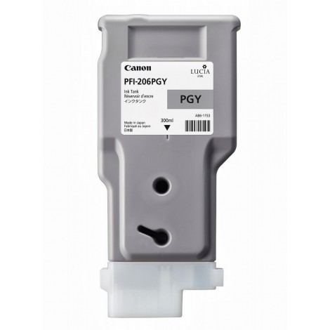 Canon PFI206 serbatoio grigio foto per IMAGEPROGRAF 6400 (300ml) 1pz - 5313B001 - C92C25161
