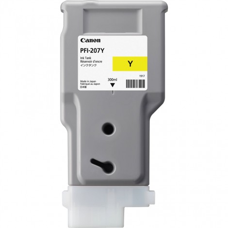 Canon PFI207 serbatoio giallo per IMAGEPROGRAF 680 (300ml) 1pz - 8792B001AA - C92C25166