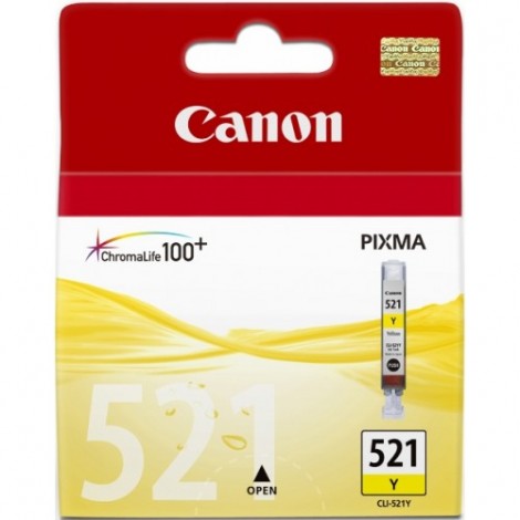 Canon CLI521Y cartuccia inchiostro giallo per PIXMA MP 540 (9ml) 1pz - 2936B001 - C92C25564