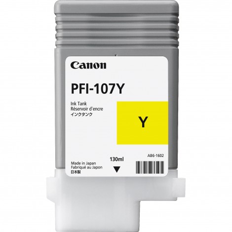 Canon PFI107 serbatoio giallo per IMAGEPROGRAF 770 (130ml) 1pz - 6708B001 - C92C25651