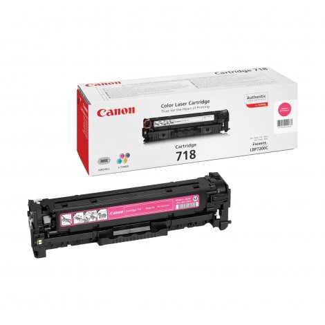 Canon 718M Toner magenta per I-SENSYS LBP 7200CDN (2.900pg) 1pz - 2660B002 - C92C33227