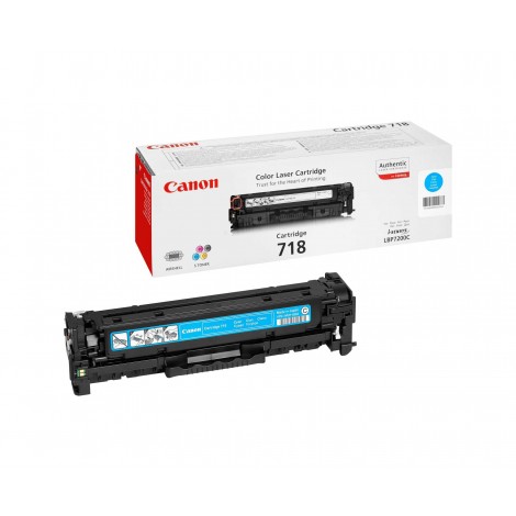 Canon 718C Toner ciano per I-SENSYS LBP 7200CDN (2.900pg) 1pz - 2661B002 - C92C33228