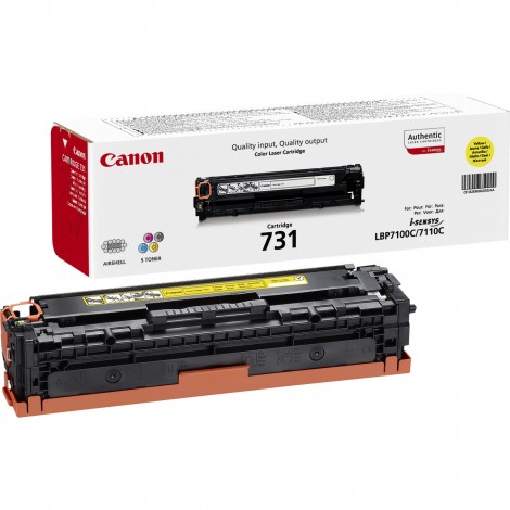Canon 731Y Toner giallo per I-SENSYS LBP 7100CN (1.500pg) 1pz - 6269B002 - C92C33232