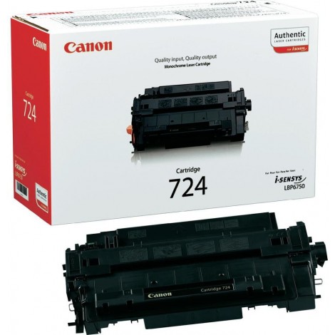 Canon 724 Toner nero per I-SENSYS LBP 6750DN (6.000pg) 1pz - 3481B002 - C92C72131