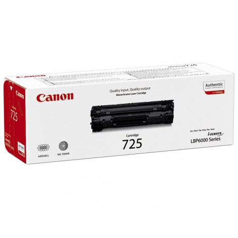 Canon 725 Toner nero per I-SENSYS LBP 6000 (1.600pg) 1pz - 3484B002 - C92C72133
