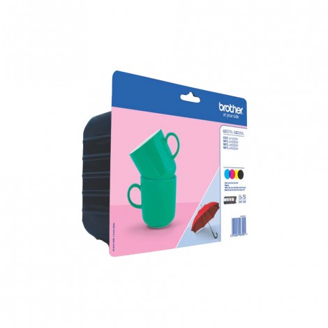 Brother LC227XLVALBP Cartuccia inchiostro nero, ciano, magenta e giallo per MFC J4620DW (4x1.200pg) 1Conf. - C92B21106