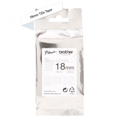 Brother TZECL4 Nastro speciale di pulizia 18mm x 2,5m - C92B61069
