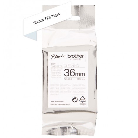 Brother TZECL6 Nastro speciale di pulizia 36mm x 2,5m - C92B61095