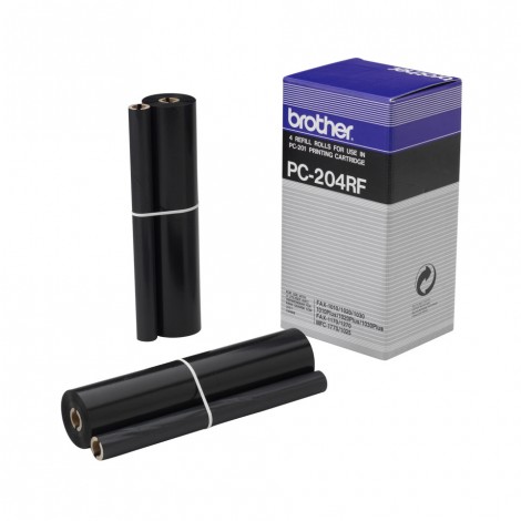 Brother PC204RF Nastro a trasferimento termico per FAX 1010 - 216mm x 120m (4x420pg) 4Rot. - C92B91004