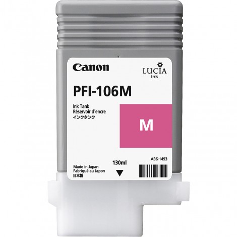 Canon PFI106 serbatoio magenta per IMAGEPROGRAF 6400 (130ml) 1pz - 6623B001 - C92C25106