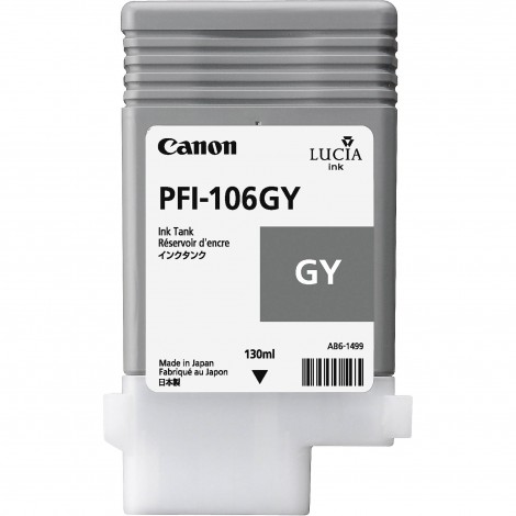 Canon PFI106 serbatoio grigio per IMAGEPROGRAF 6400 (130ml) 1pz - 6630B001 - C92C25114